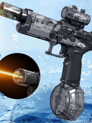 Fire Rat Electric Water Pistol Cool Light Full Automatic Water Spray Gun Summer Toy Sports Entertainment Children Gifts AC223